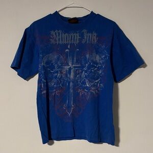 Men’s Miami ink Blue Graphic Men's T-Shirt size M